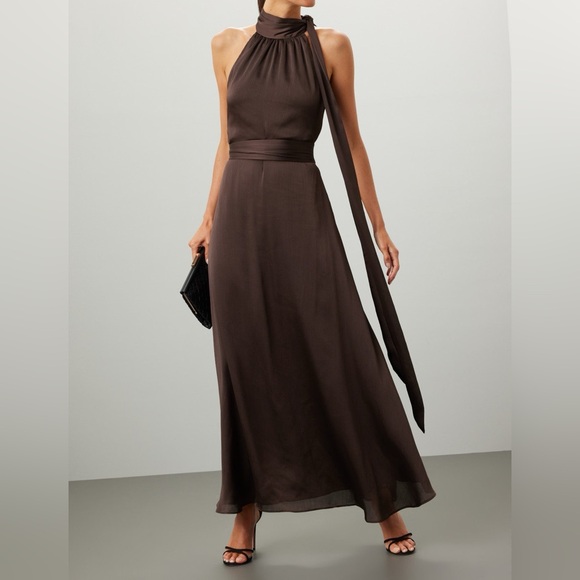 Sachin + Babi Dresses & Skirts - Sachin + Babi Brown Kayla Gown, 12 (flaw)